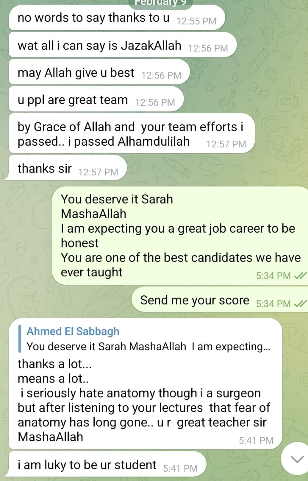Testimonial